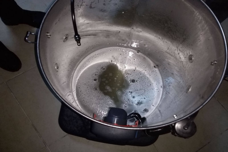 Yıkamadan sonraki su